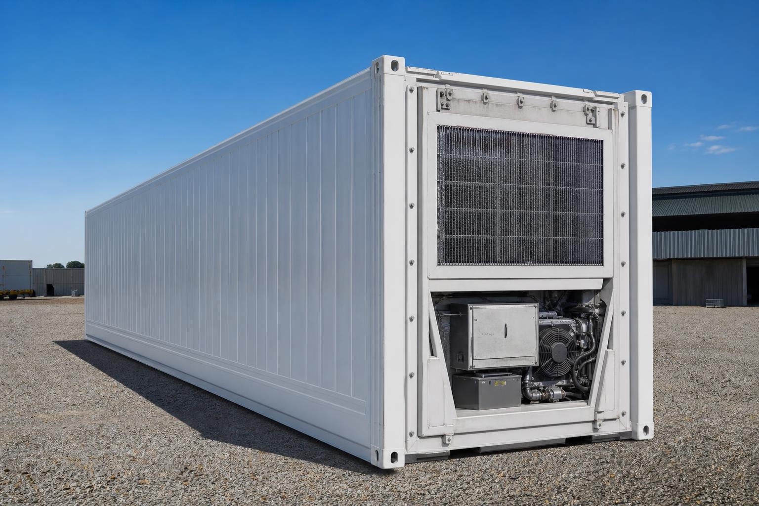 40ft High Cube Freezer Container — -25 °C Duty at our depot