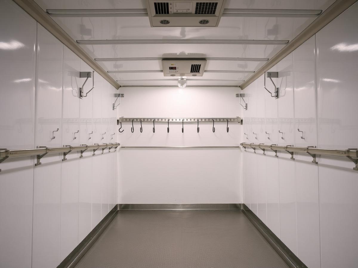 40ft High Cube Reefer — Butchery Rail Fit-Out at our depot
