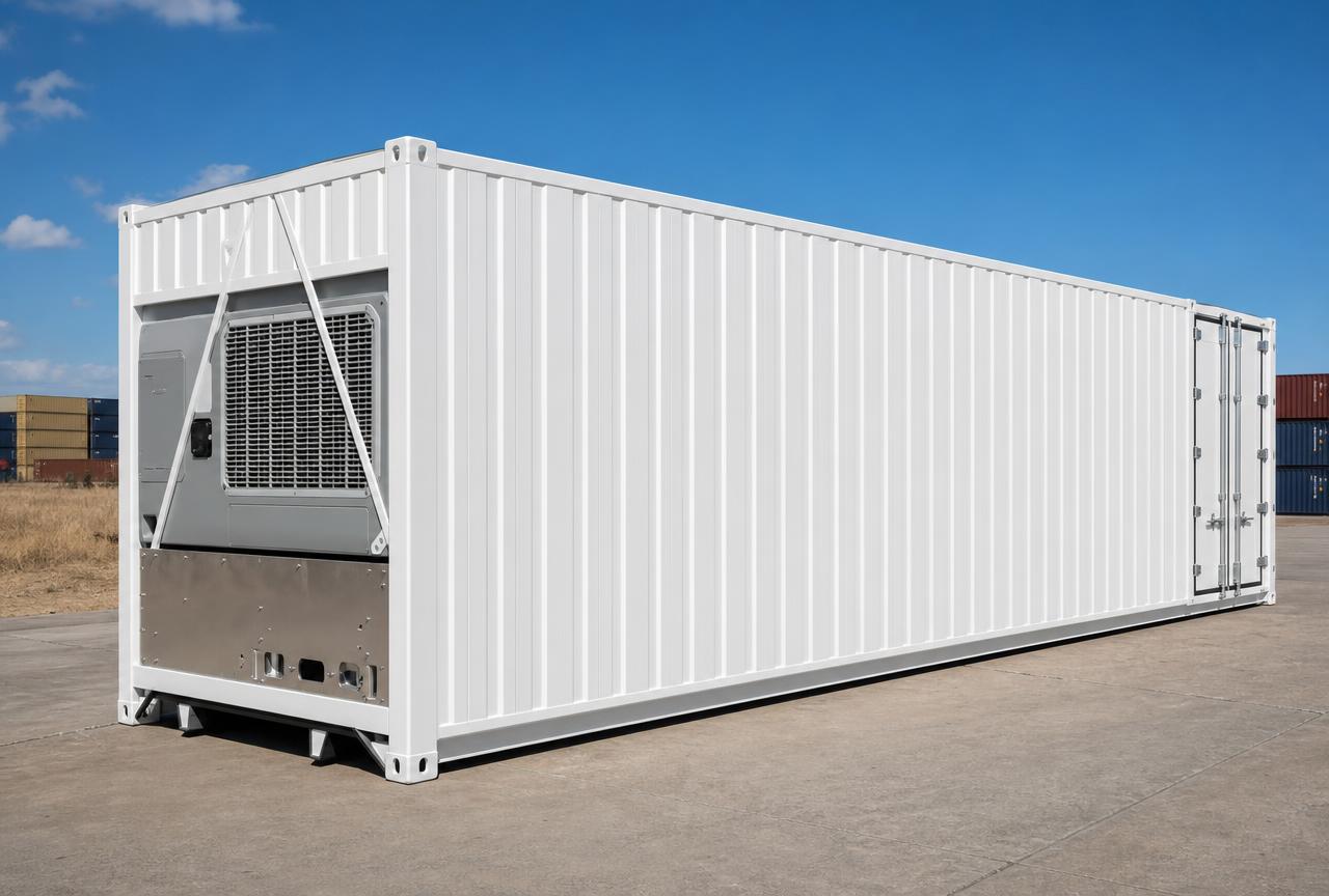 40ft High Cube Refrigerated Container — New One-Trip at our depot