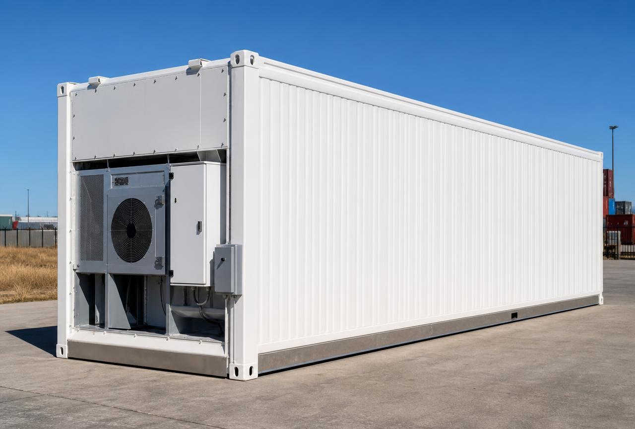40ft High Cube Pharmaceutical Cold Store at our depot
