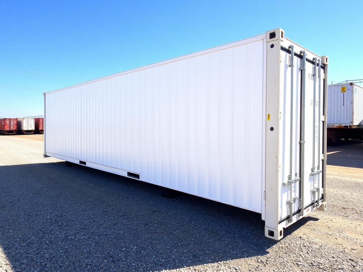 40ft High Cube Reefer — Serviced Operational Unit at our depot