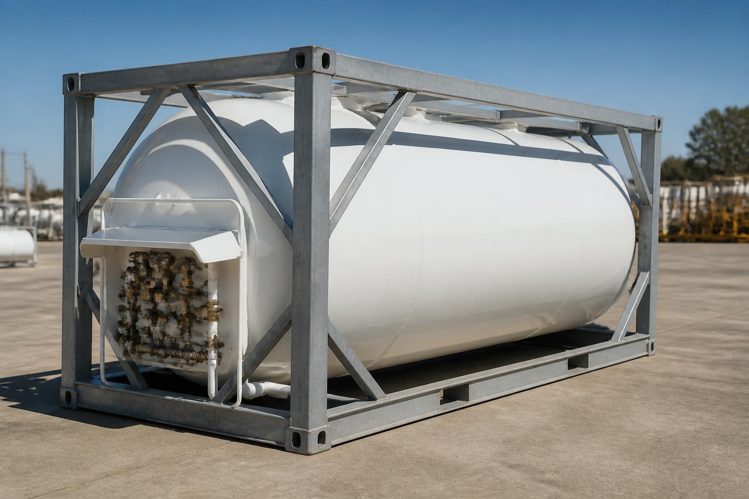 Compact LPG Tank Container — 10 000 L, In-Test at our depot