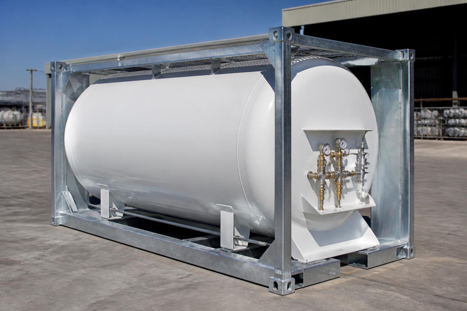 Compact LPG Tank Container — 12 000 L, Freshly Recertified at our depot