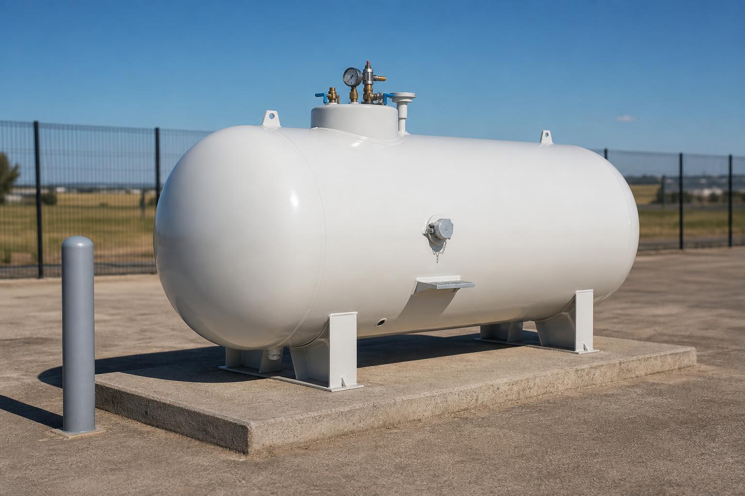 LPG Bulk Storage Tank — 4 000 L Above-Ground at our depot