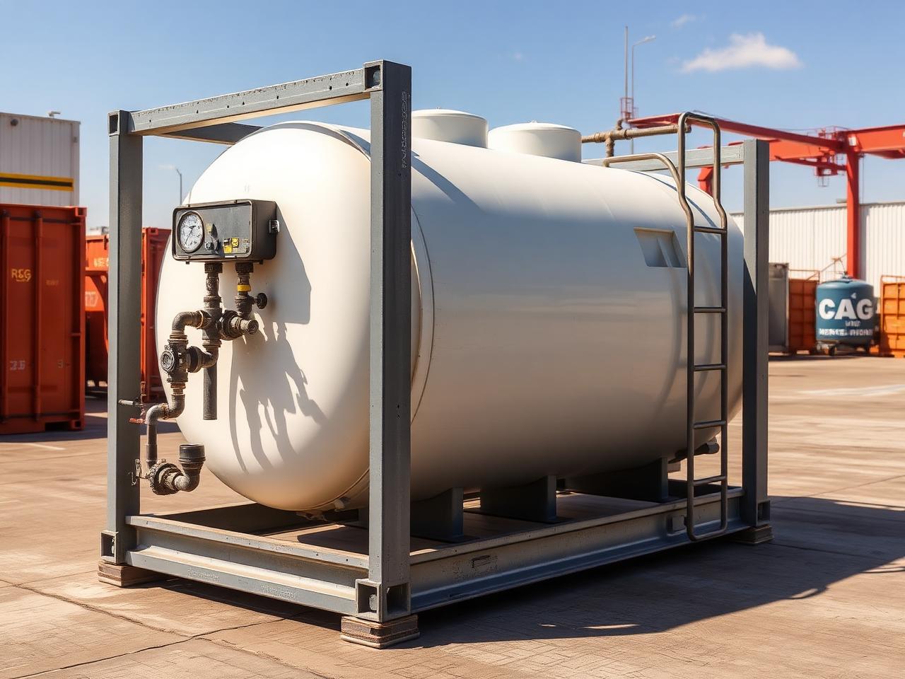 ISO T50 LPG Tank Container — 24,000 L In-Test at our depot